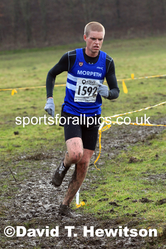 Senior mens 2022 North Eastern Harrier League, Thornley Farm, Peterlee, County Durham. Photo: David T. Hewitson/Sports for All Pics